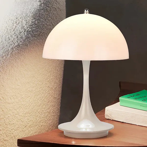 Eco-friendly White Mushroom Small Table Lamp for living room