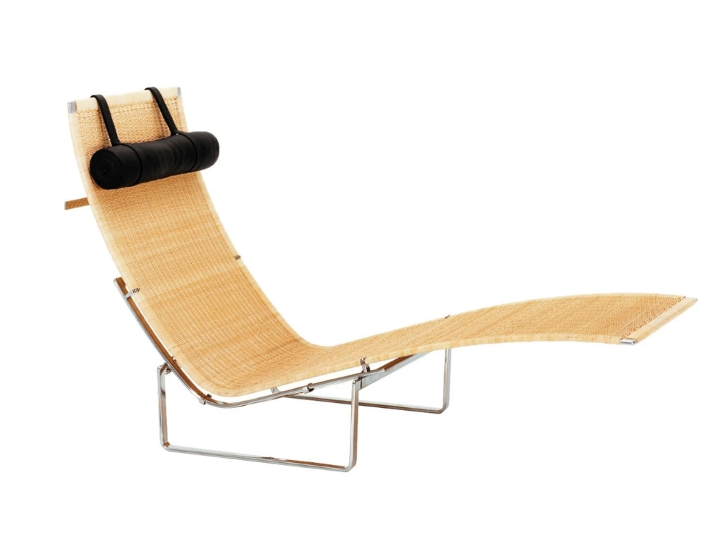 Premium Reproduction of PK24 Wicker Lounge Chair – Mid-Century Modern Chaise Longue
