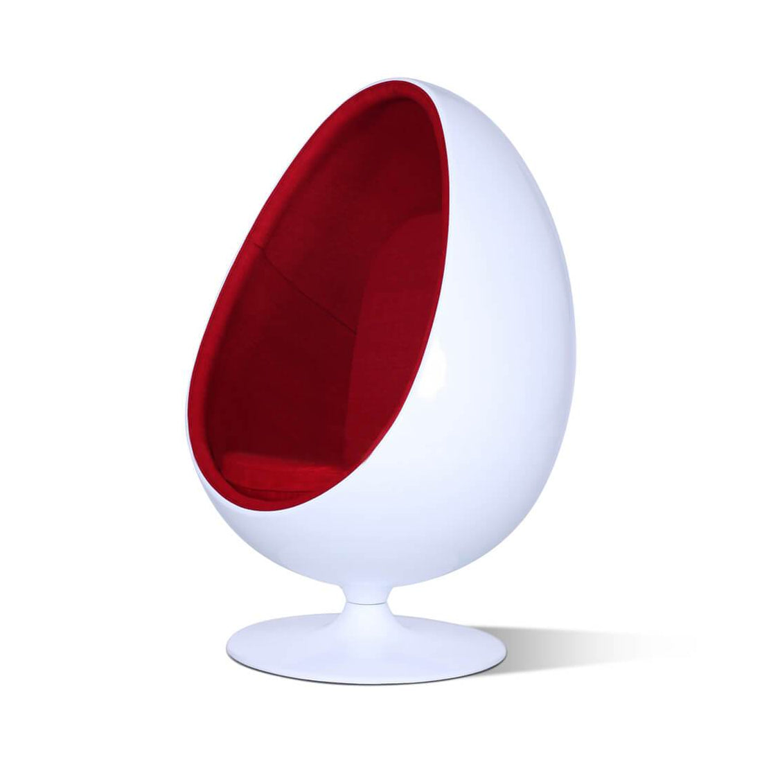 Henrik Thor-Larsen Ovalia Egg Pod Chair - Retro Modern Swivel Lounge