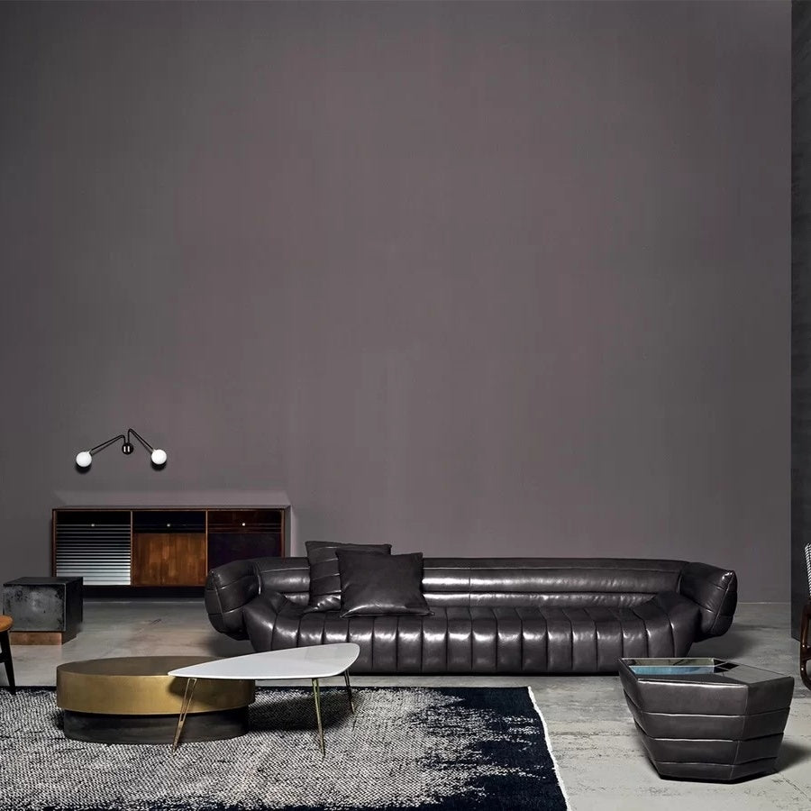 Tactile Leather Sofa by Baxter: Luxury Redefined in Modern Design.