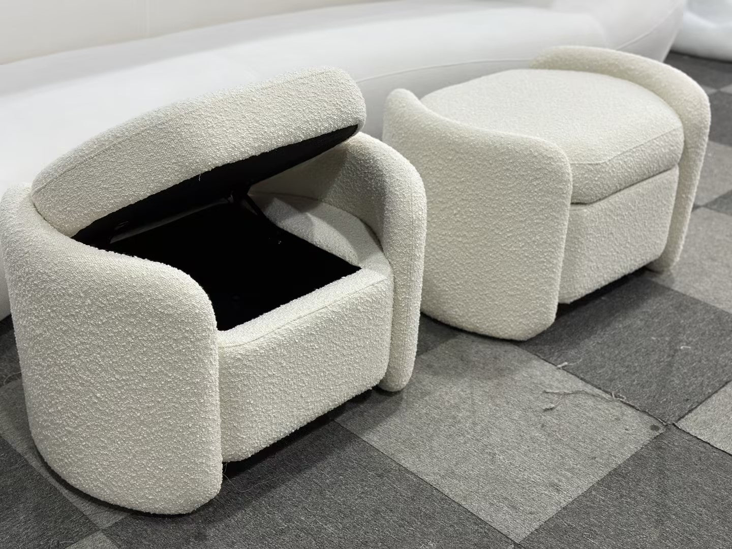 Loma Boucle Storage Bench