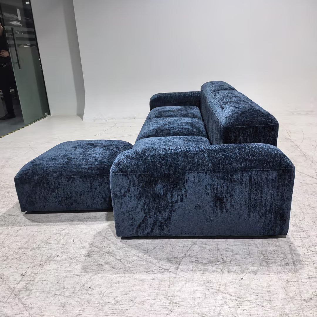 Amura Lapis Inspired Luxury Modular Sectional Sofa | Modern Velvet Living Room Couch