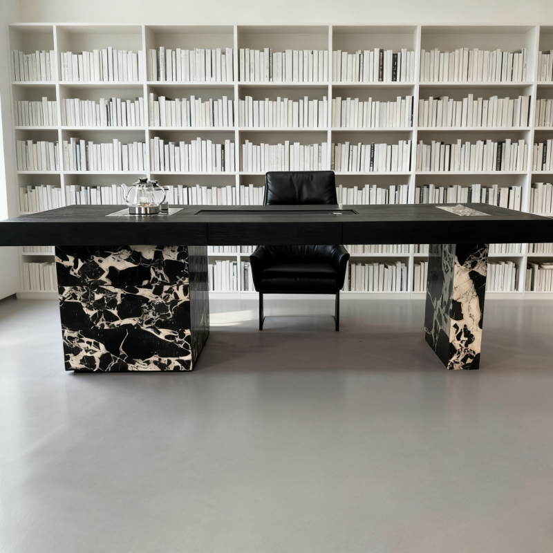 Leonardo Marble Desk by Vintara Design