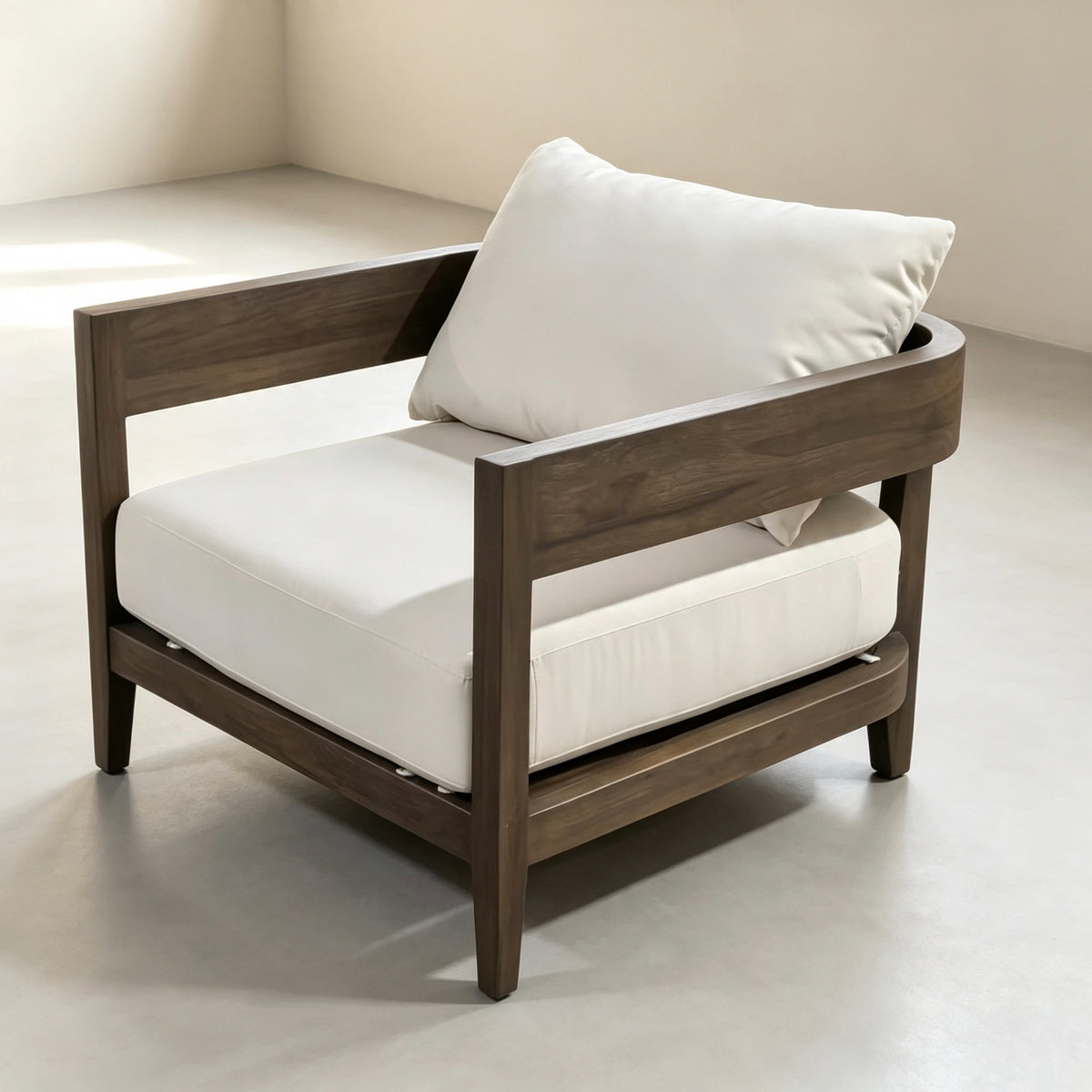 Otranto Teak Outdoor Lounge Chair