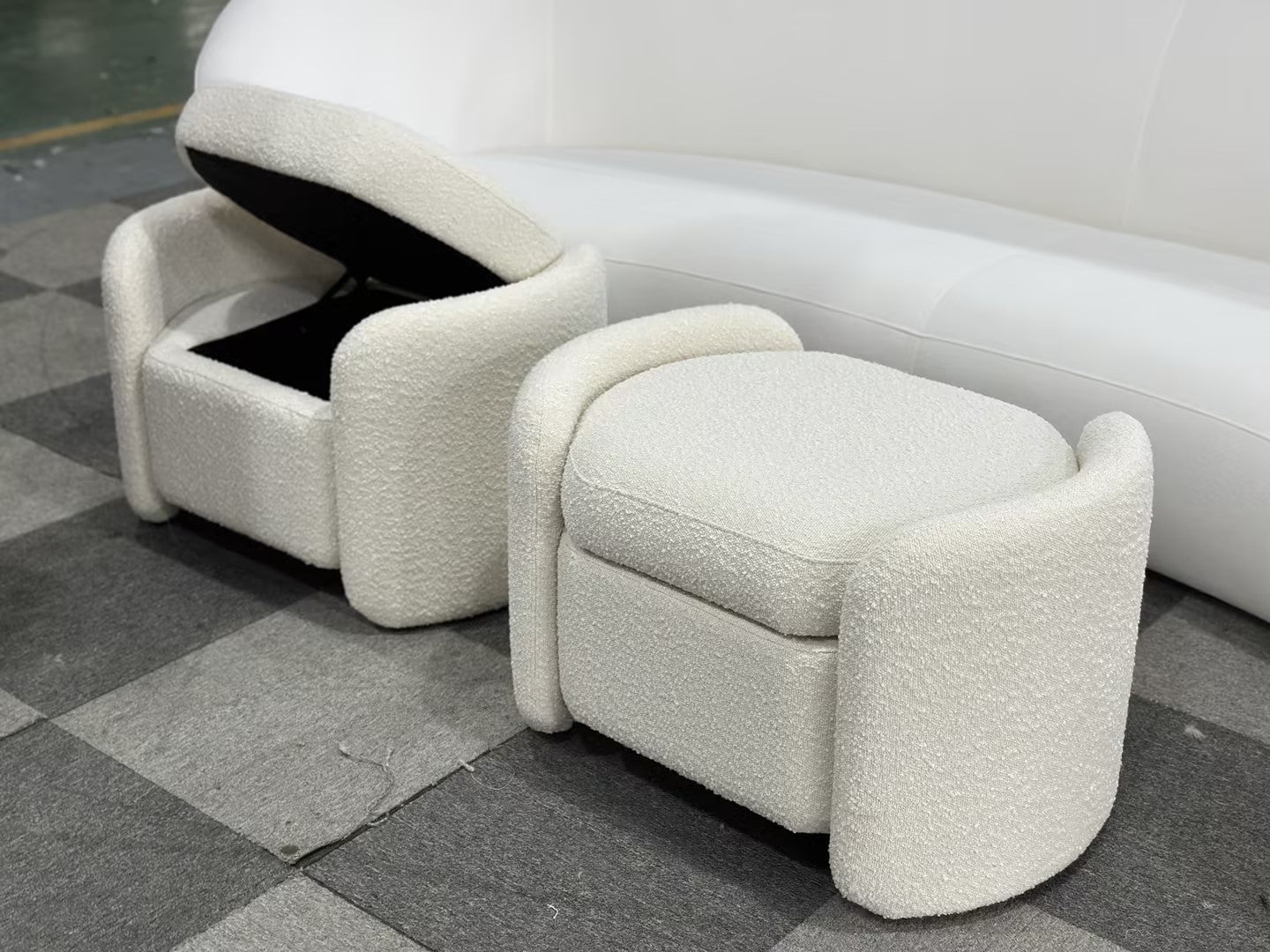 Loma Boucle Storage Bench