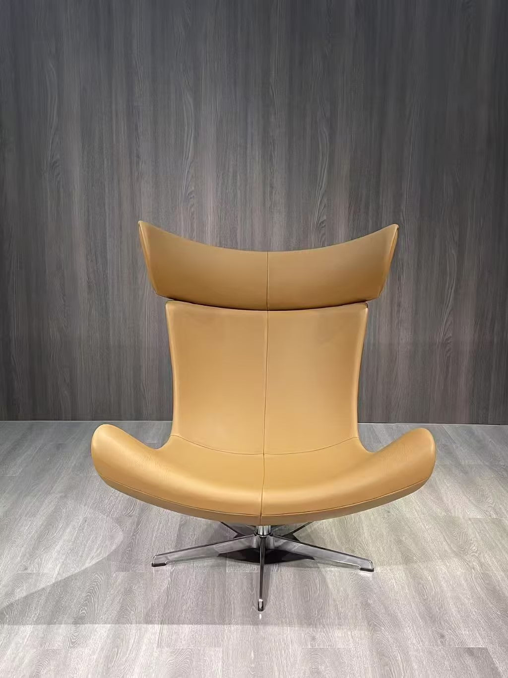 Modern Sculptural Imola Chair & Footrest Set
