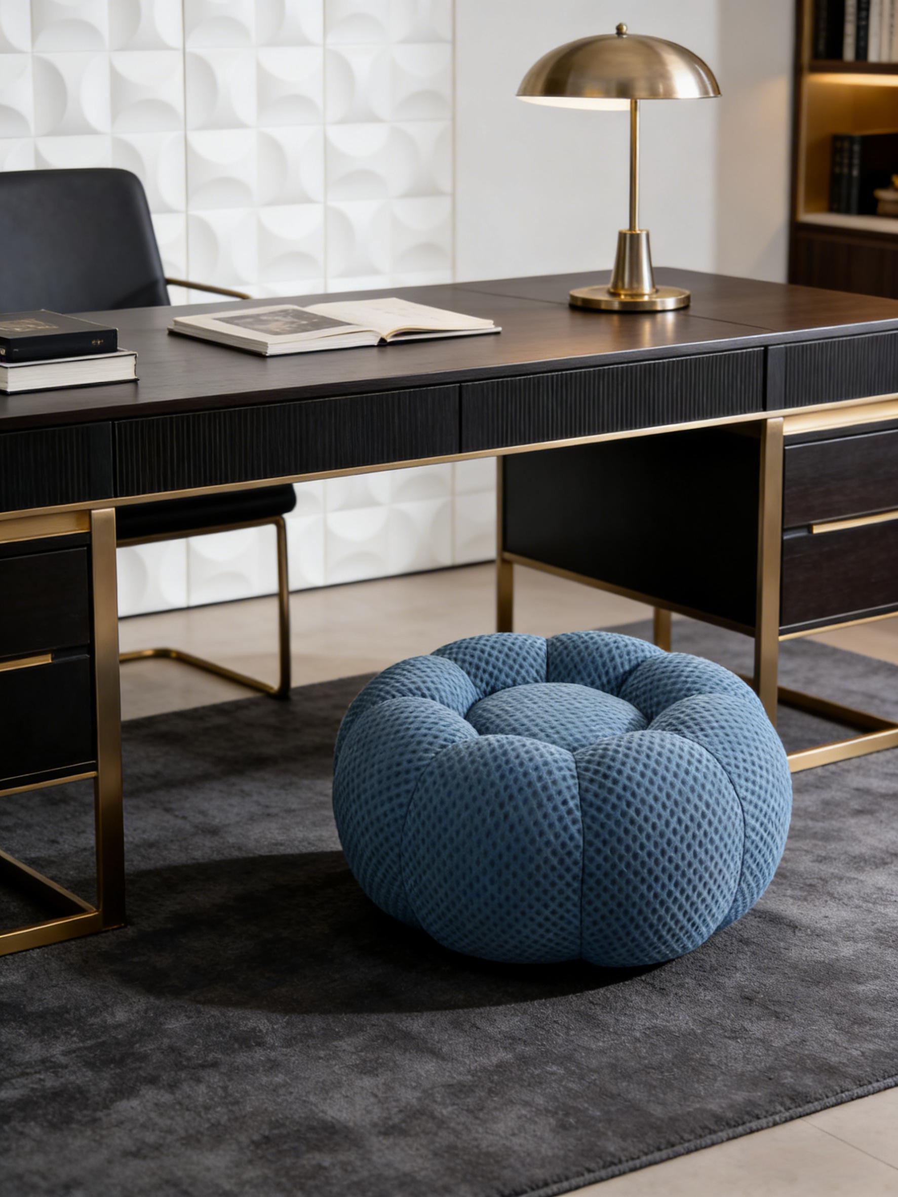 dusty-blue-bubble-ottoman-multi-use-setup-vintara-design