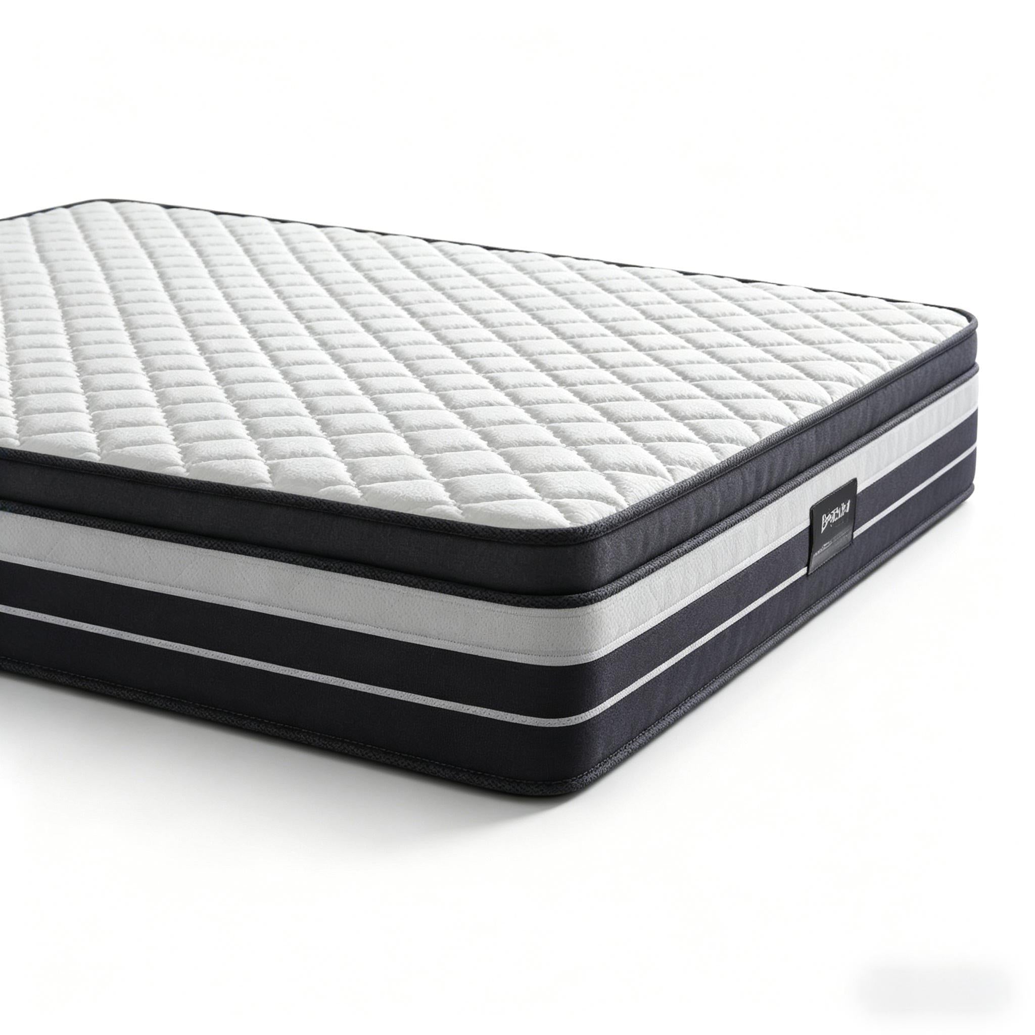 Medium-Firm Bonnell Spring Mattress with High-Resilience Foam
