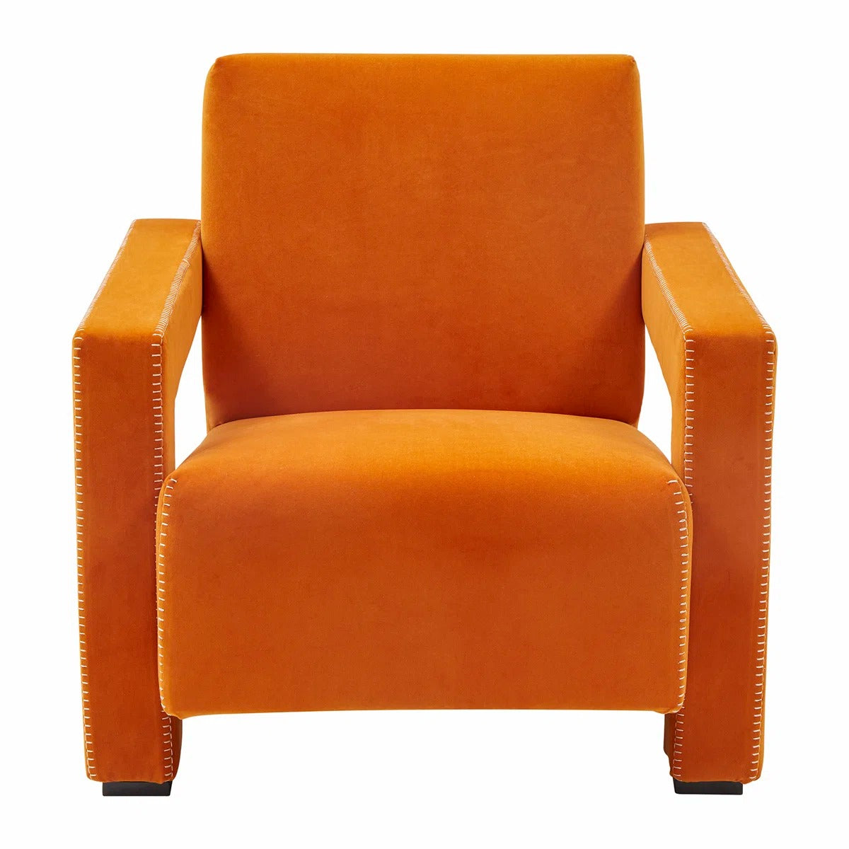 Fleischer Velvet Lounge Chair by Vintara Design