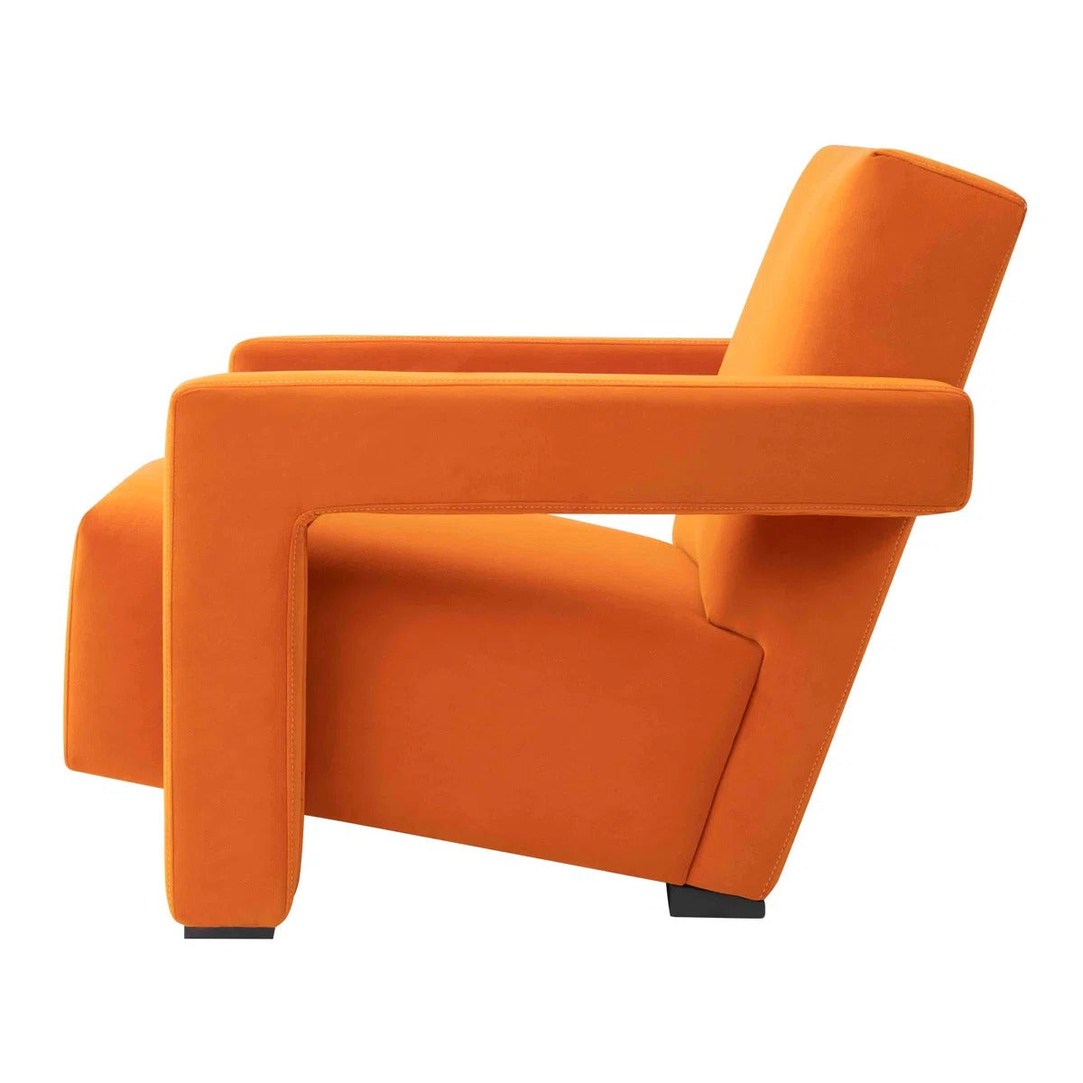 Fleischer Velvet Lounge Chair by Vintara Design