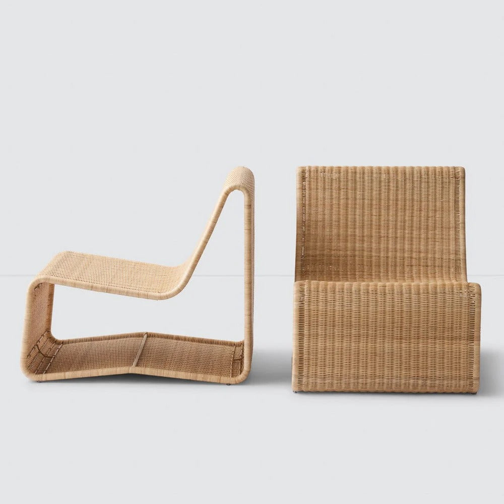 Liang Wicker Lounge Chair by Vintara Design