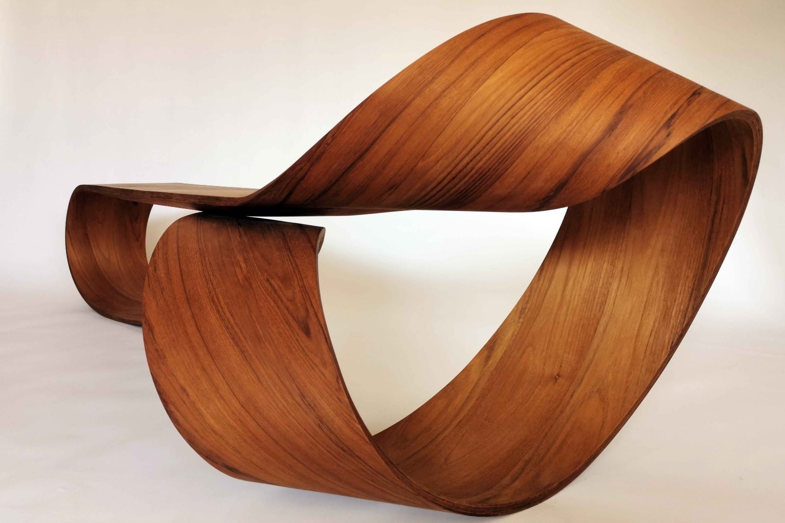 Möbius Teak Bench by Vintara Design