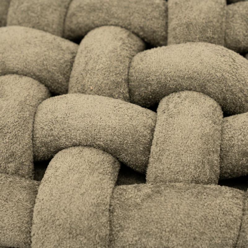 Chunky Woven Stool by Vintara Design