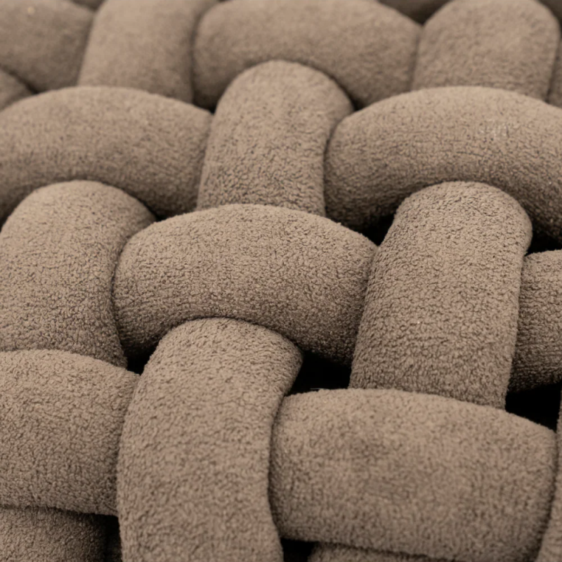 Chunky Woven Stool by Vintara Design