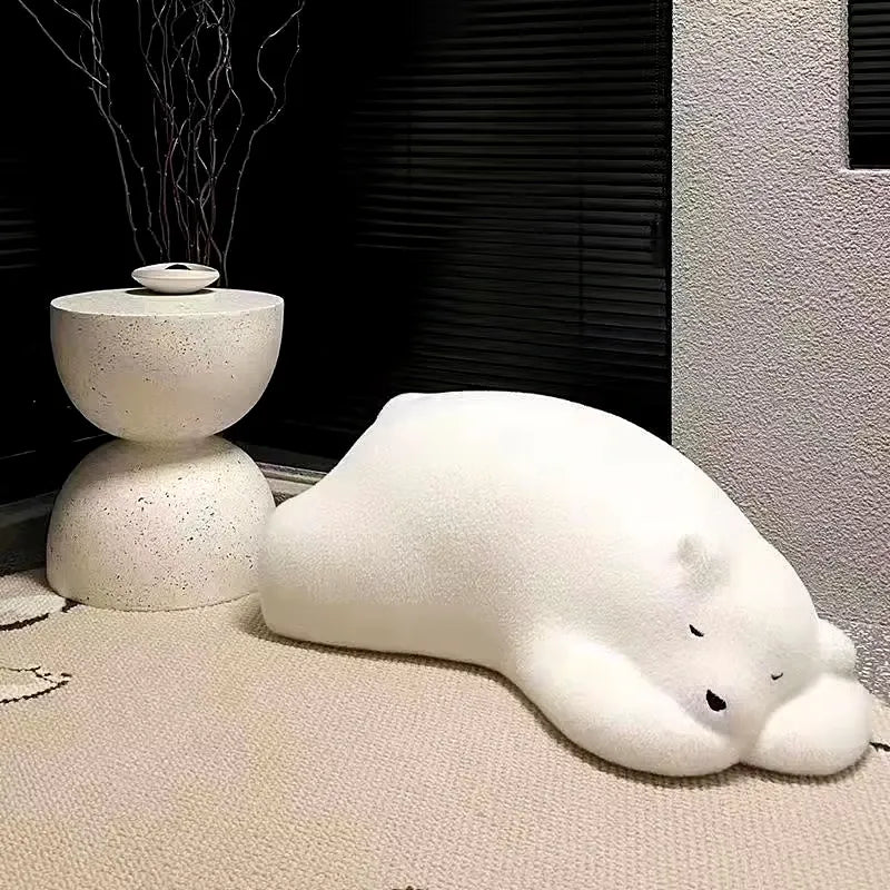 Resting Bear Ottoman by Vintara Design