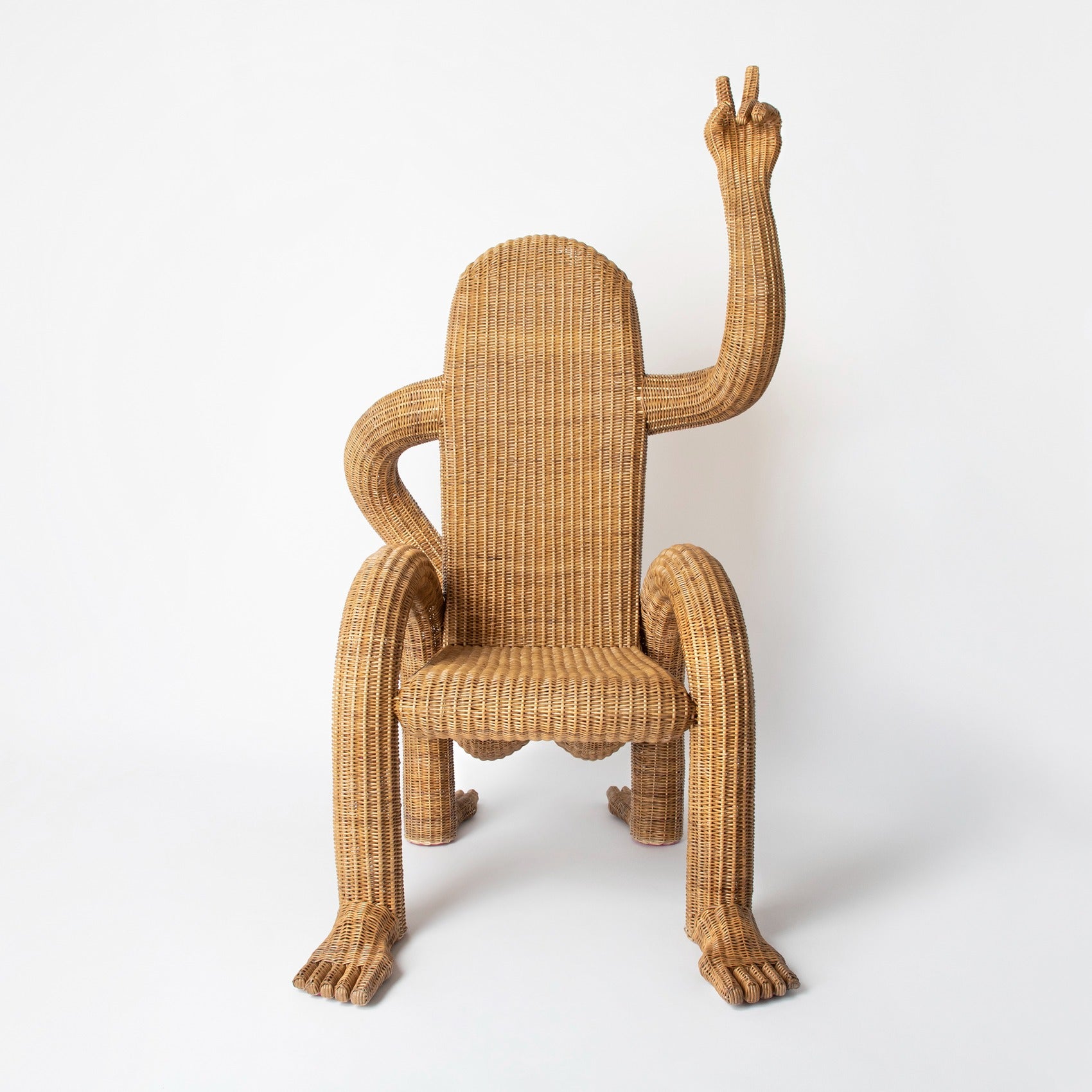 Nalgona Wicker Chair by Vintara Design
