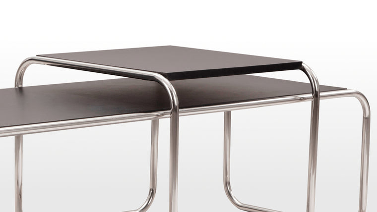 Stylish living room tables in Laccio design, enhancing both modern and traditional decors.