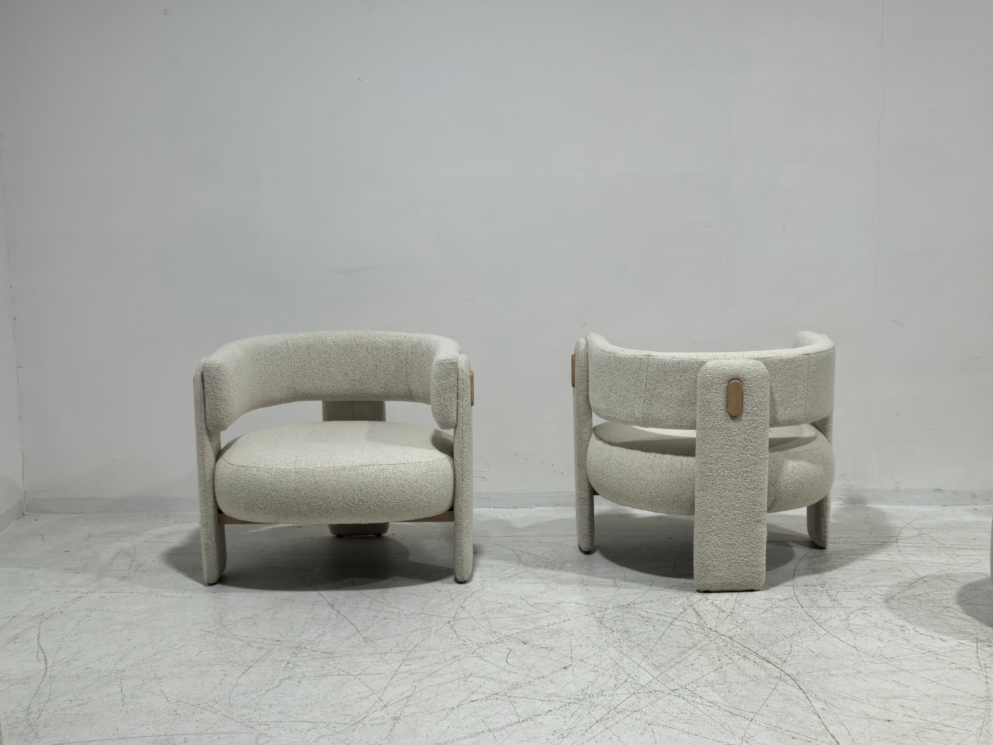 CHOUX Armchair Seto Boucle Accent Chair