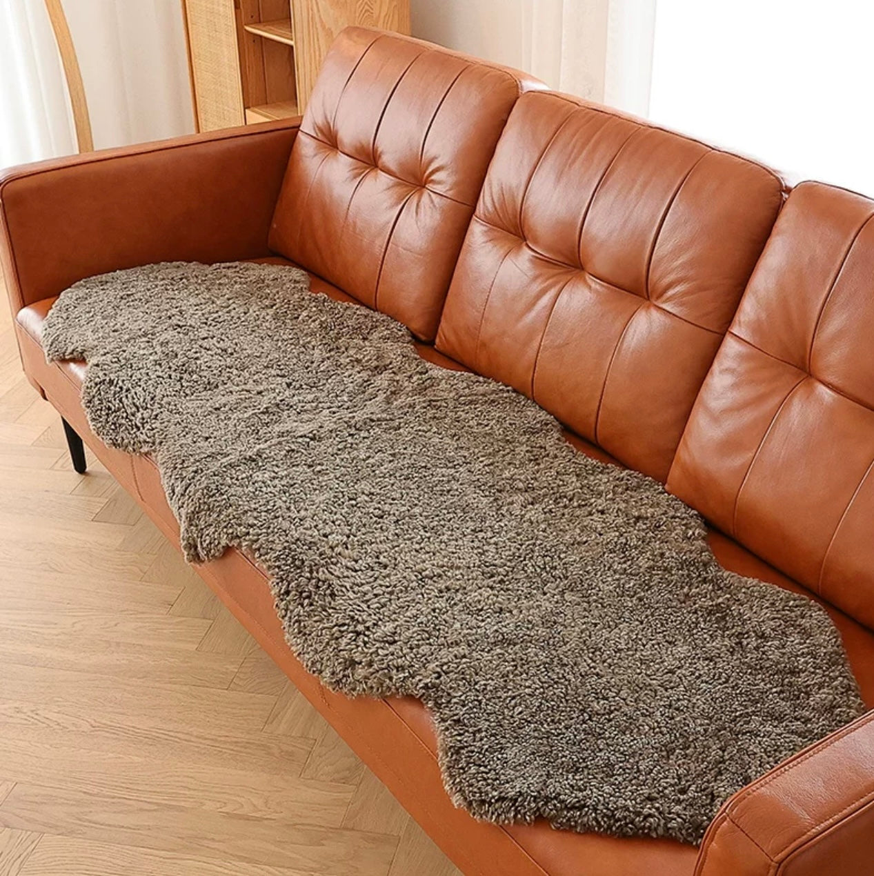 Flemming Lassen Tired Man Chair in Sheepskin