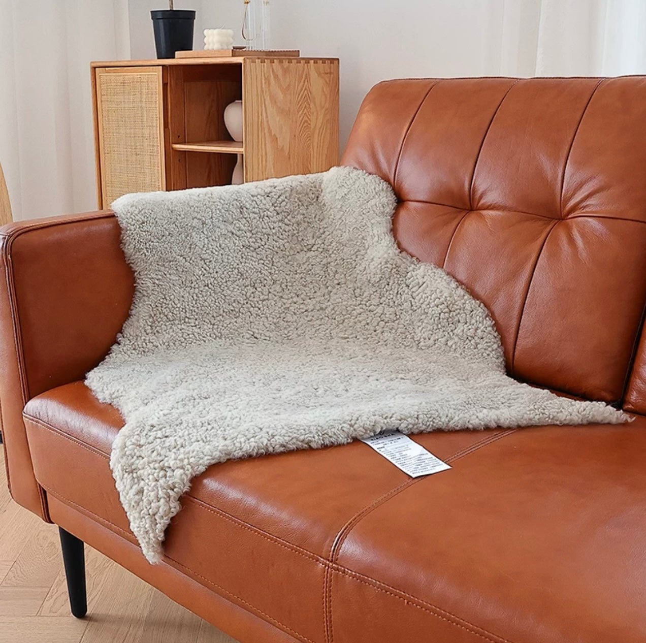 Flemming Lassen Tired Man Chair in Sheepskin