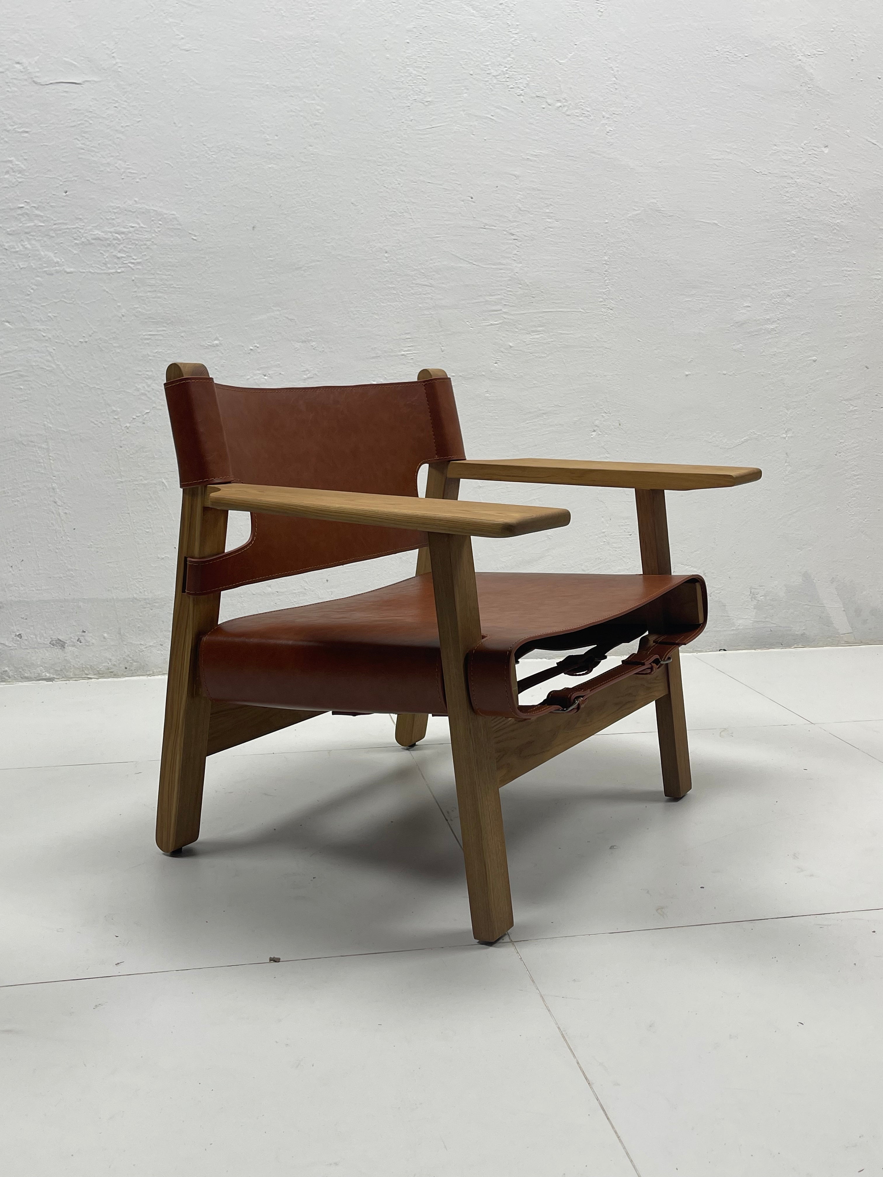 Spanish Chair with Leather Sling