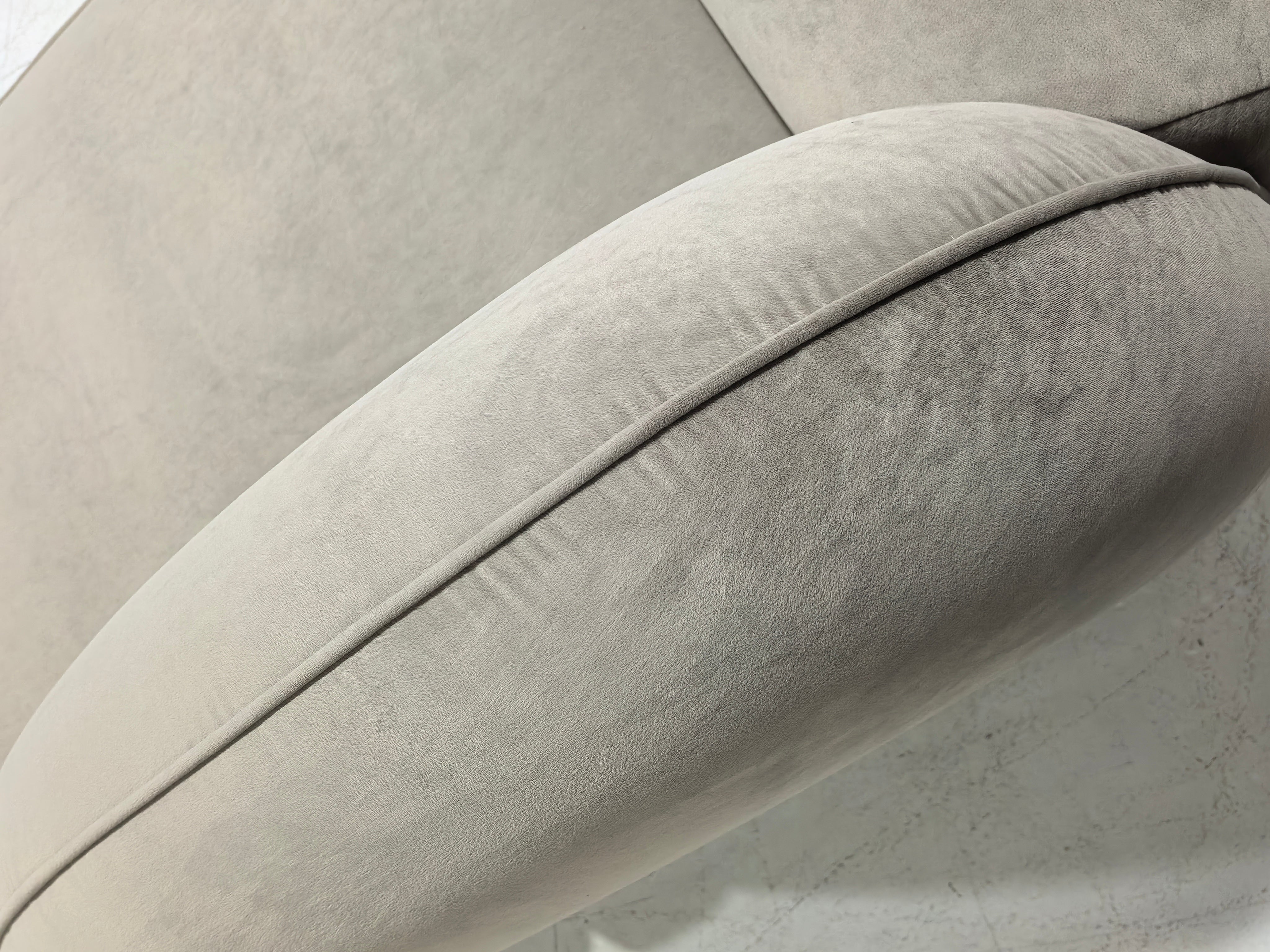 High elastic sponge flannelette recliner CYPRESS CHAISE LOUNGE