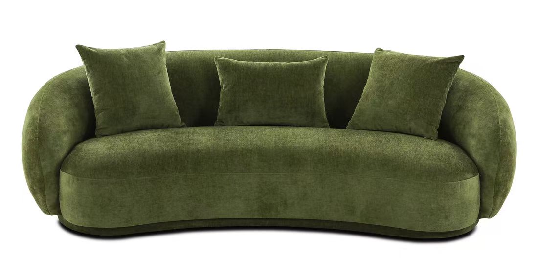 Nimes Distressed Velvet Sofa