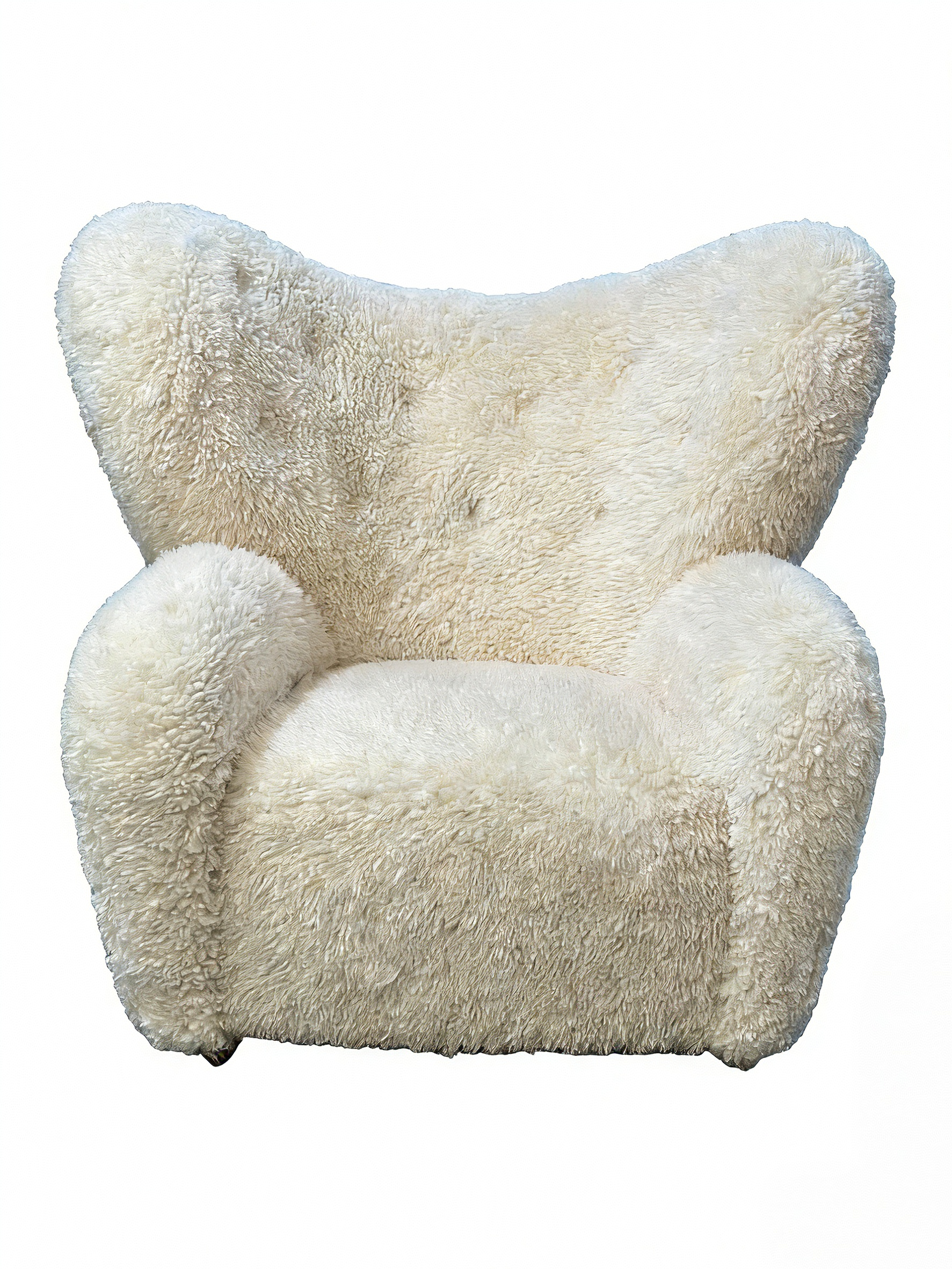 Flemming Lassen Tired Man Chair in Sheepskin