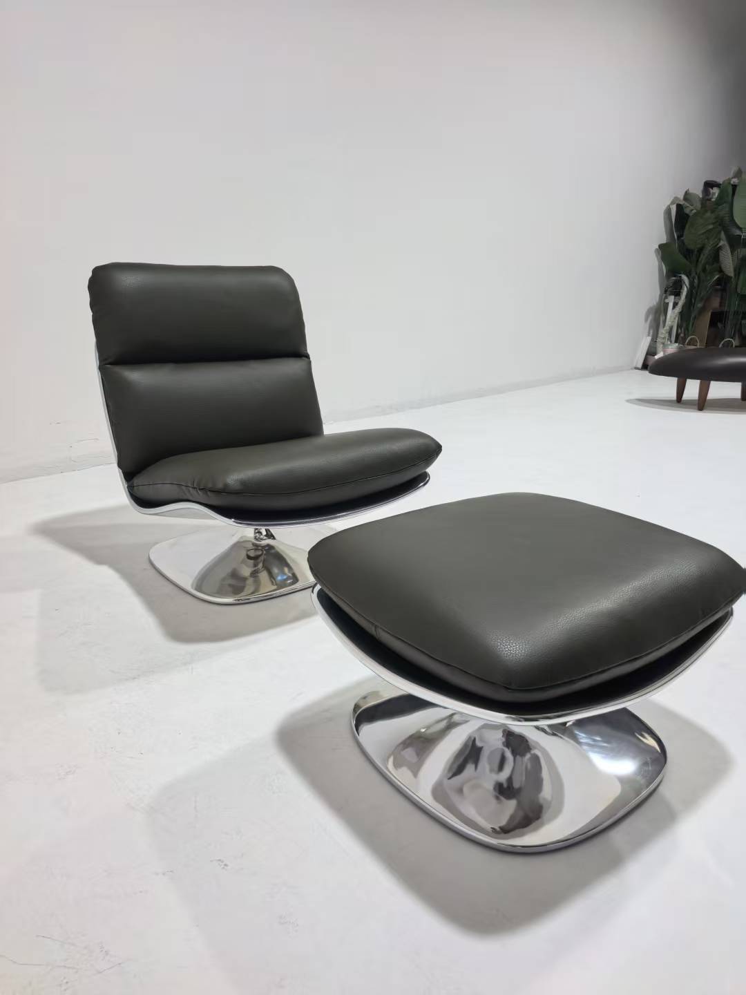 Pattie Armchair and Pattie Footstool