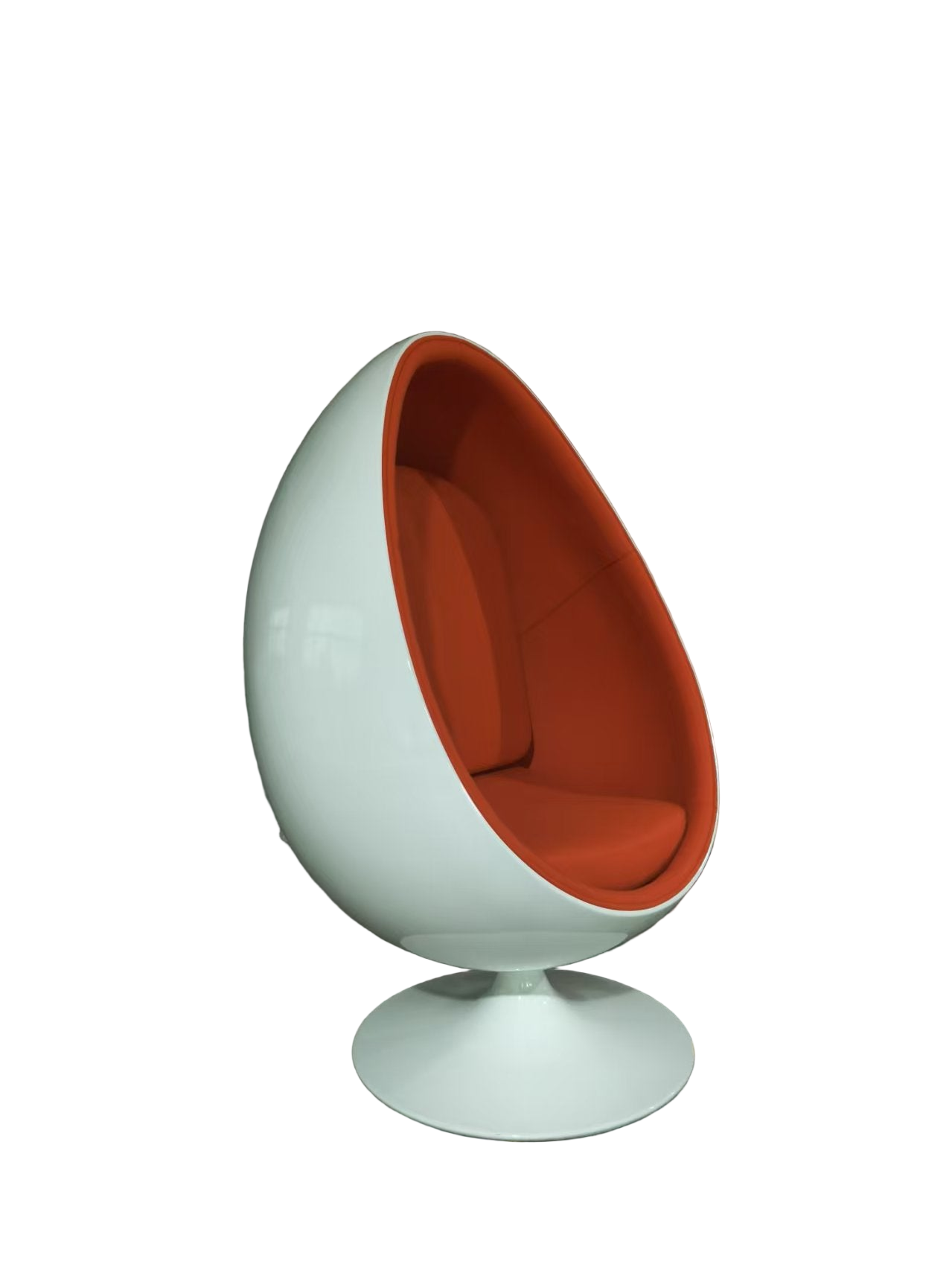 Henrik Thor-Larsen Ovalia Egg Pod Chair - Retro Modern Swivel Lounge