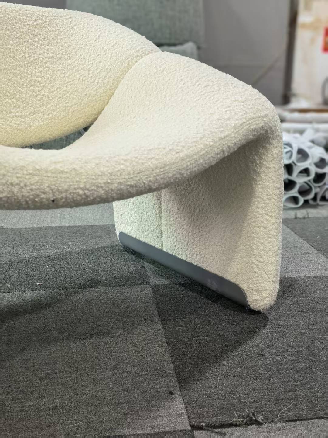 Pair of Pierre Paulin F580 1st Edition Groovy Chairs in Pierre Frey Fabric - Artifort