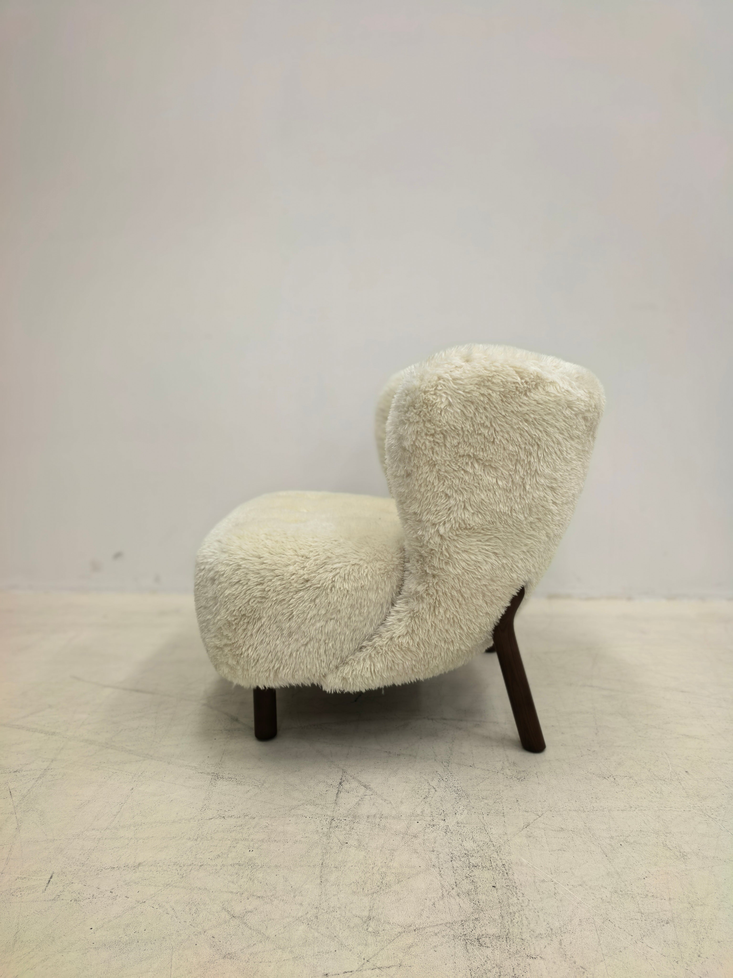 Petra Chair, Natural Luxe Sheepskin