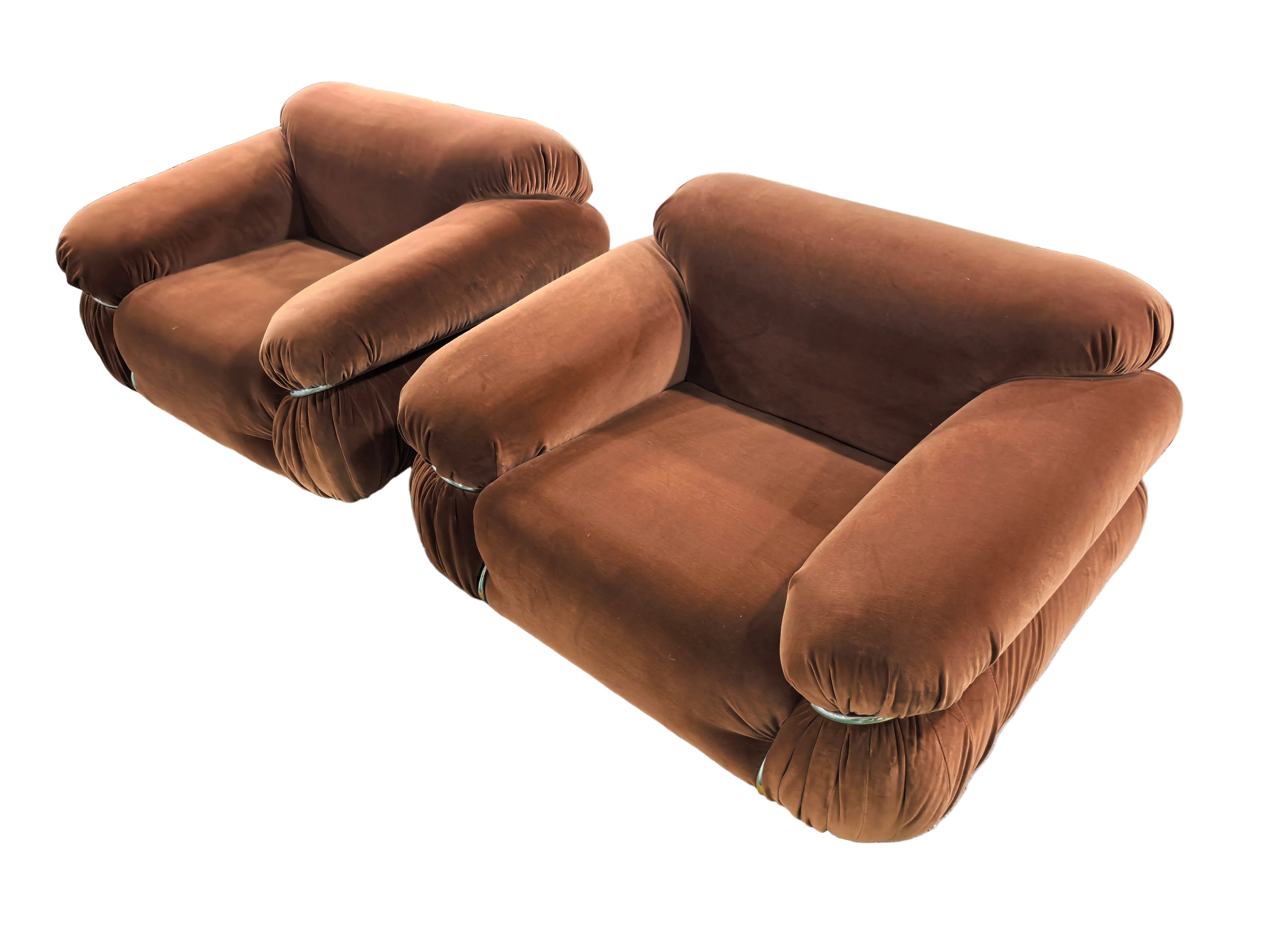 Spice Velvet Sesann Frattini Armchair