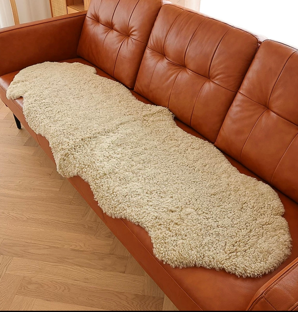 Flemming Lassen Tired Man Chair in Sheepskin