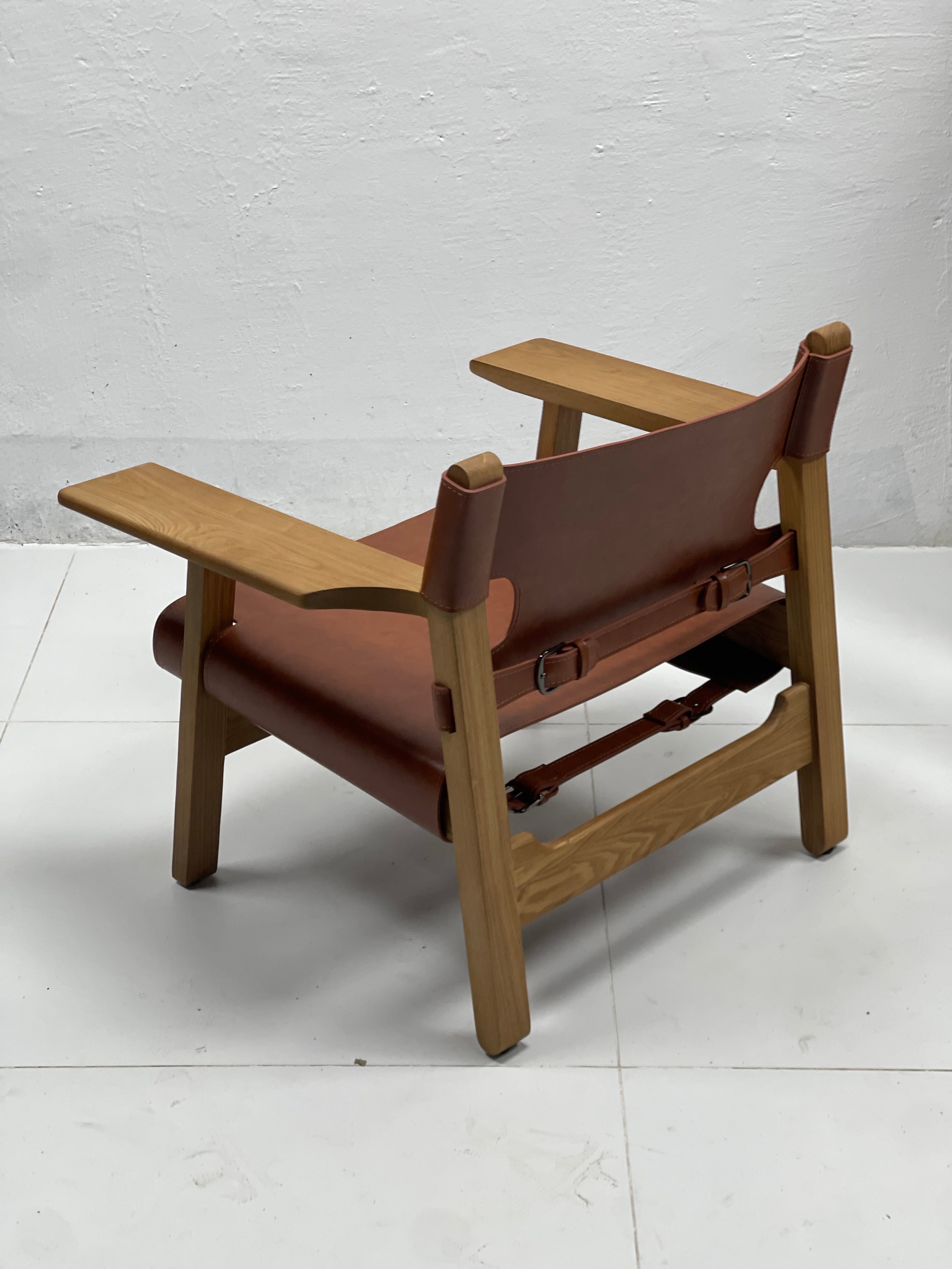 Spanish Chair with Leather Sling