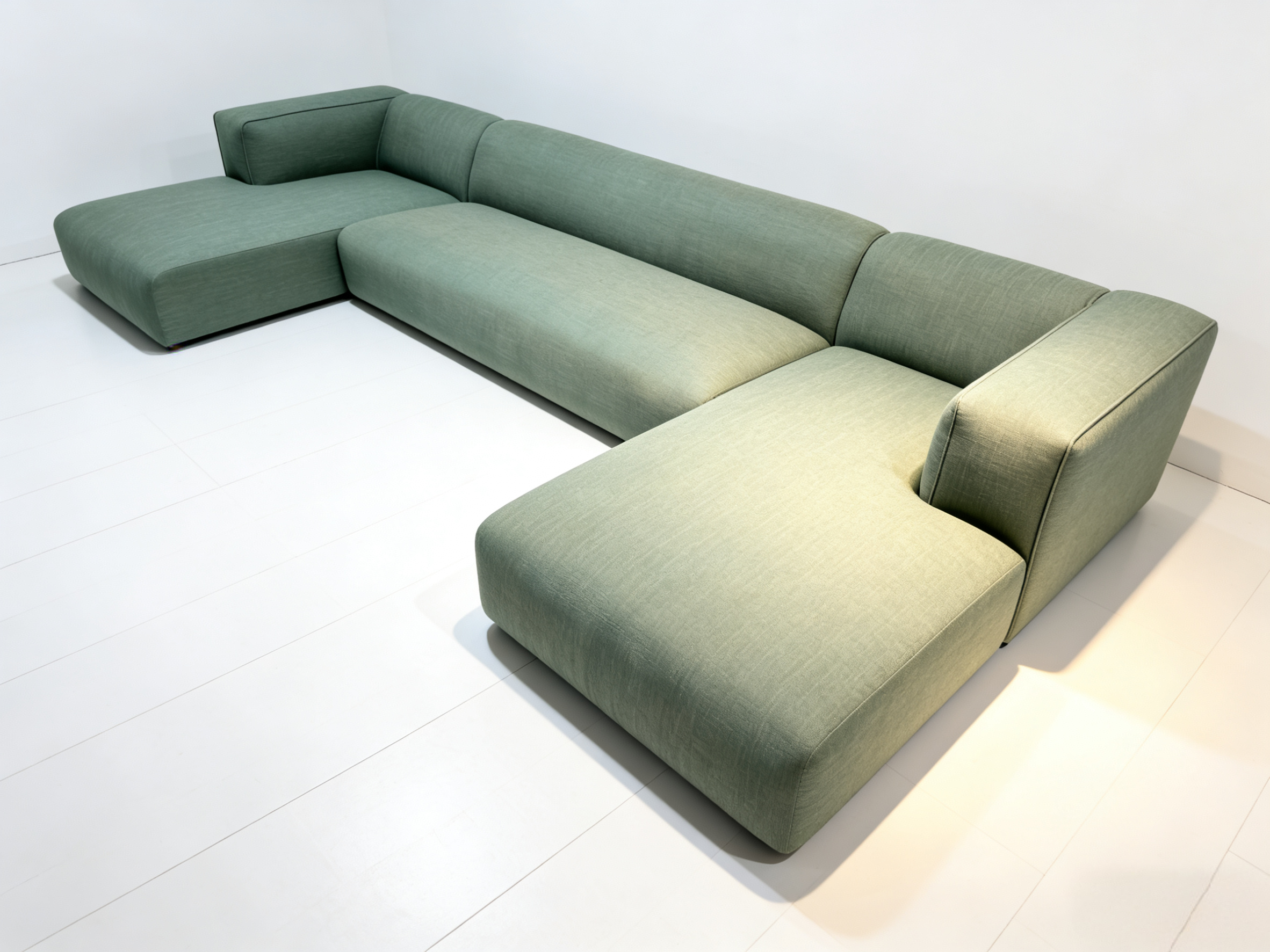Church Modular Sofa | Down-Filled U-Shaped Customizable Couch