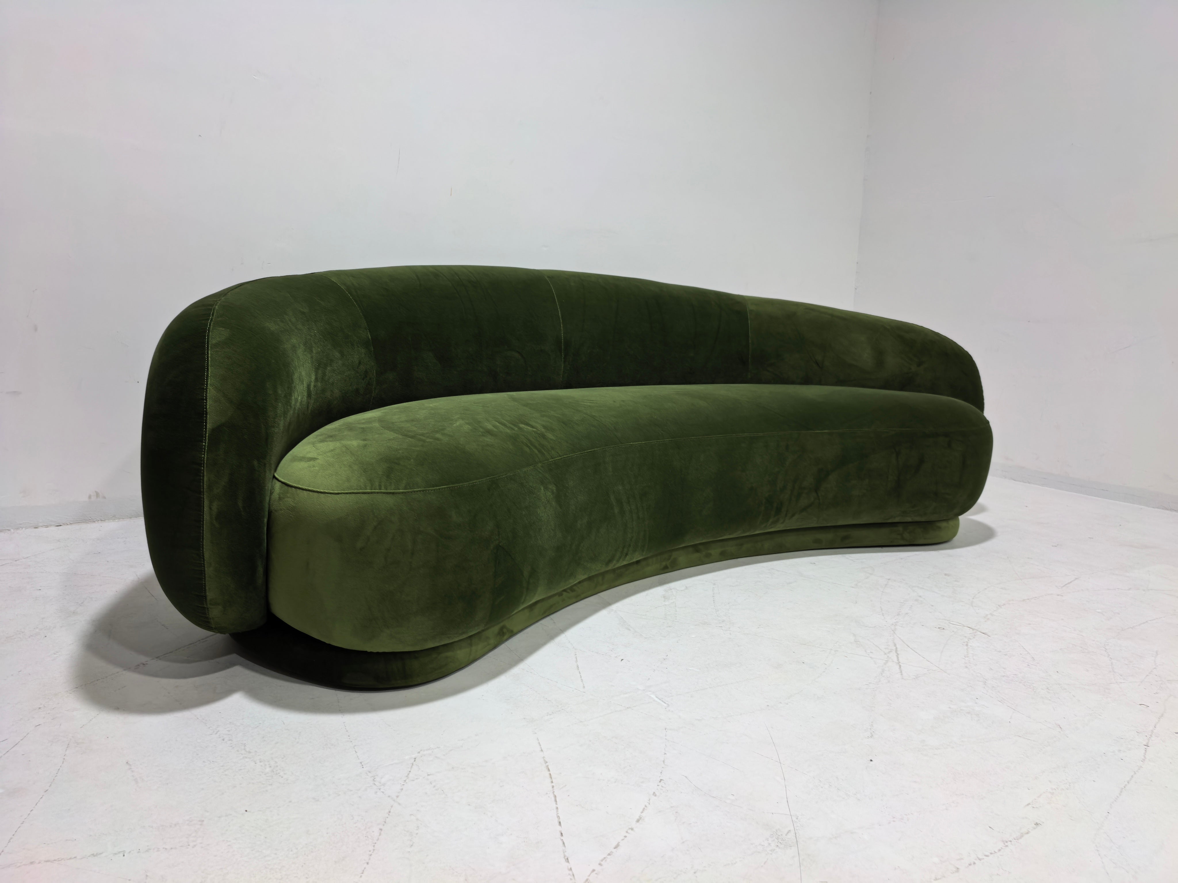 Nimes Distressed Velvet Sofa