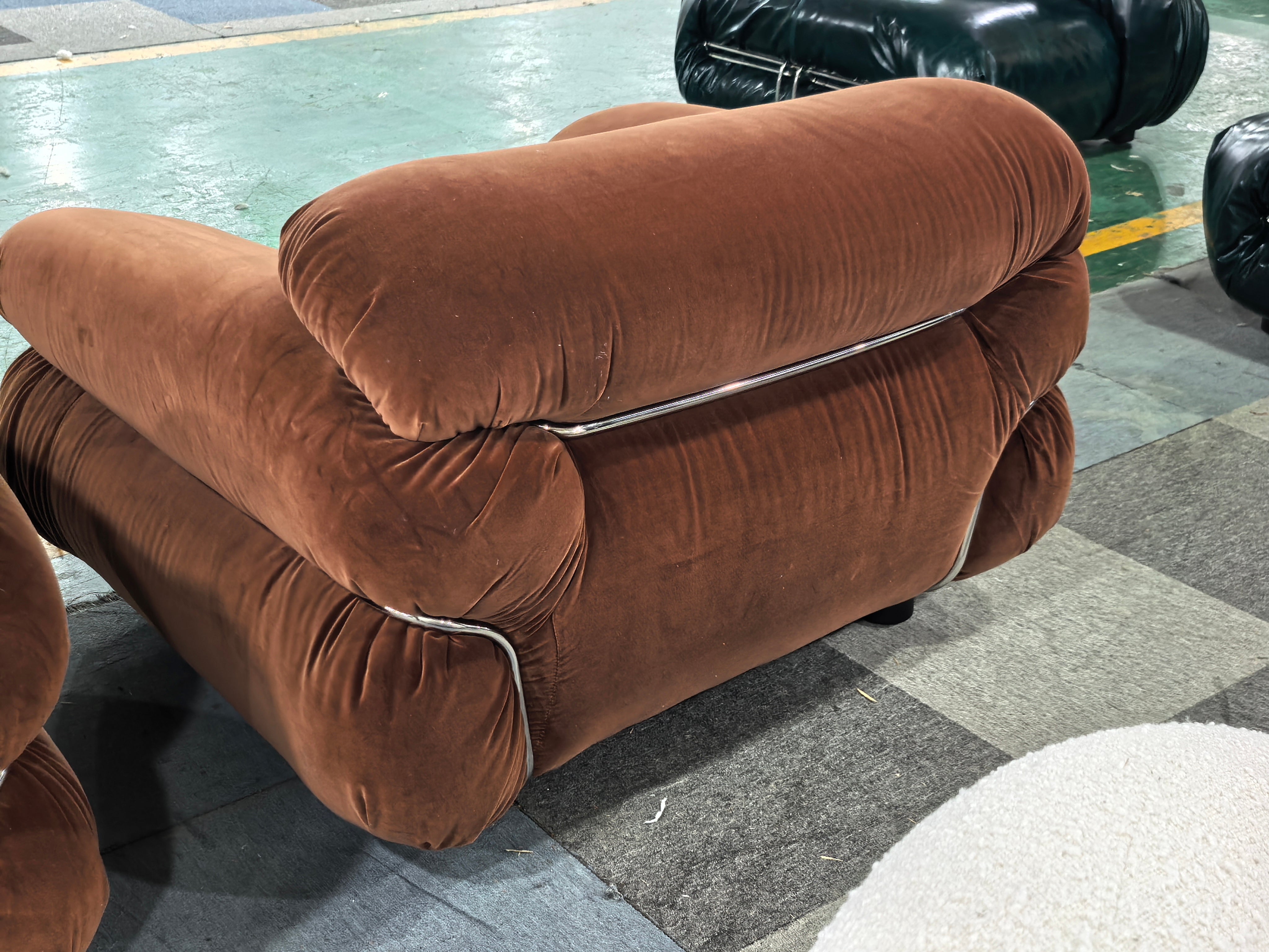 Spice Velvet Sesann Frattini Armchair