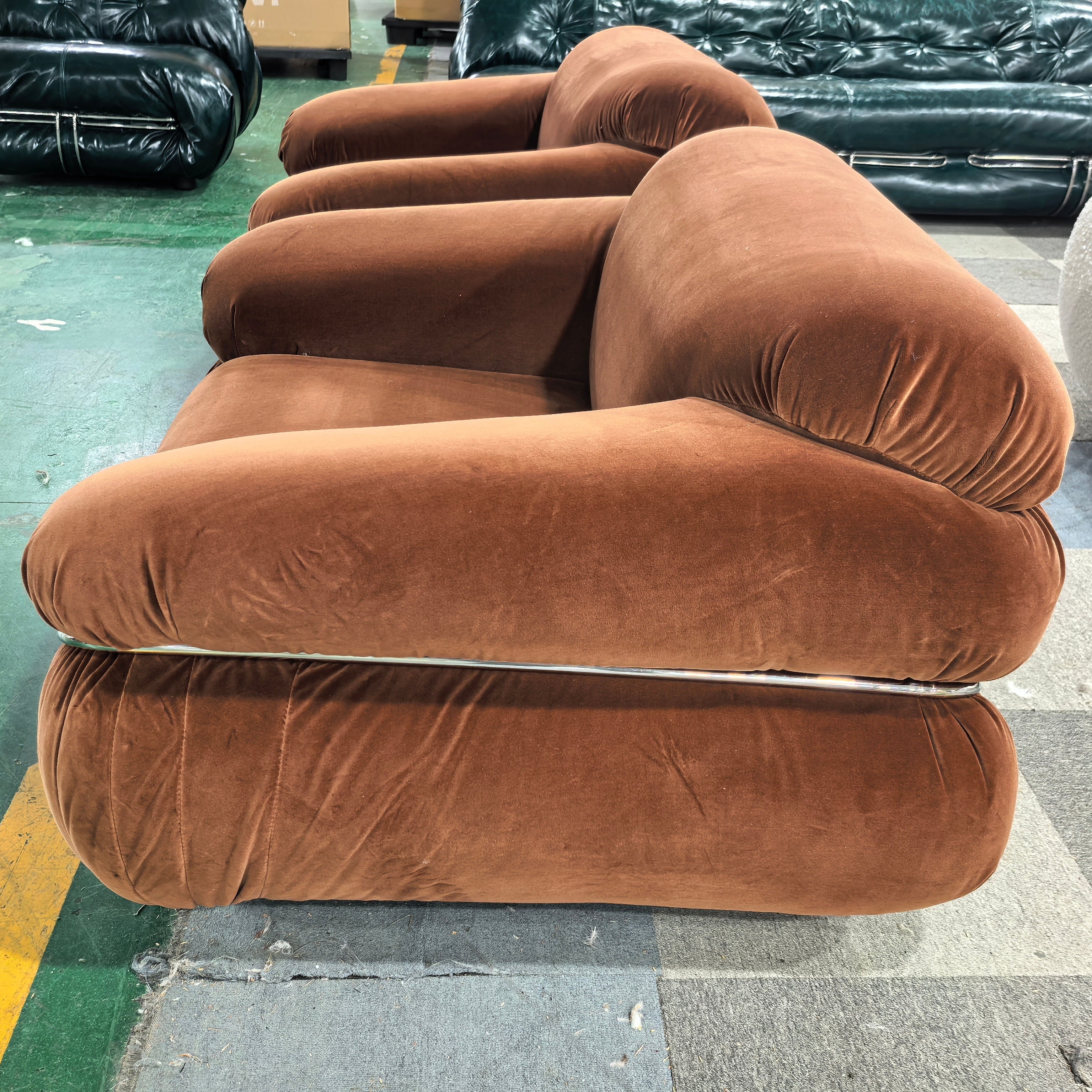 lustrous-velvet-stainless-steel-frame-sofa
