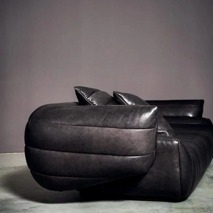 Tactile Leather Sofa by Baxter: Luxury Redefined in Modern Design.