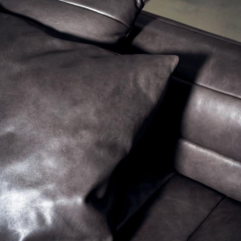 Tactile Leather Sofa by Baxter: Luxury Redefined in Modern Design.